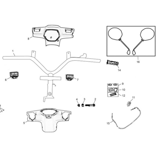 COLLAR HANDLE SET