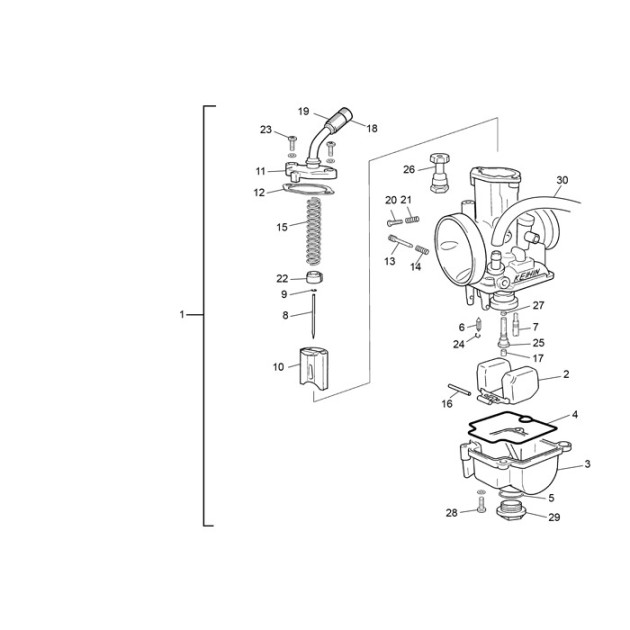 CARBURATOR COVER KEIHIN