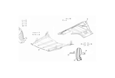 REAR WHEEL FENDER RIGHT BRACKET
