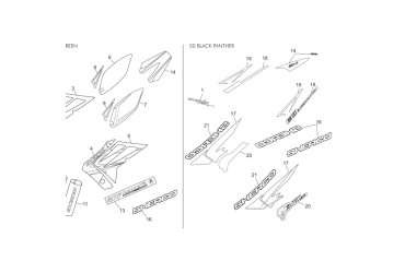 STICKER BACK MUDGUARD SM 450