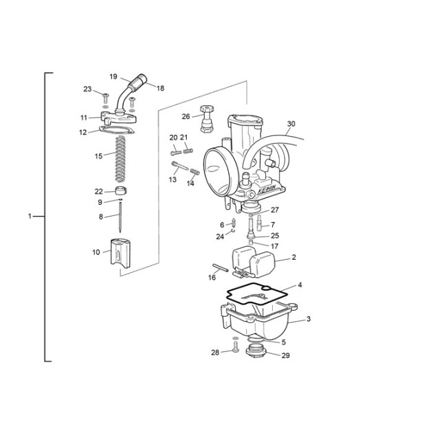 CABLE ADJUSTING BOLT KEIHIN