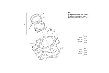 PISTON PIN 250 END