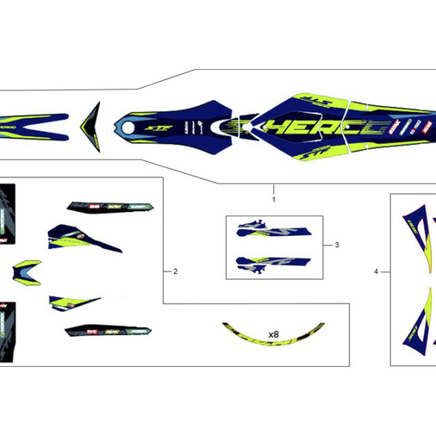 KIT STICKERS PROTECTION ST 26