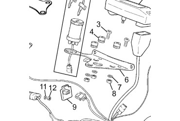 PLATE SPEEDO SENSOR EVO