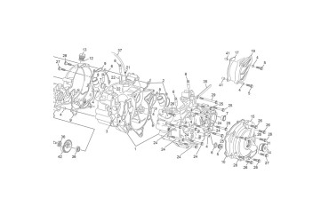CRANCKASE SET 250/300 SE 2026  SPARE PARTS