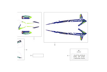RADIATOR SIDE PANEL STICKER  KIT SE EXTREM