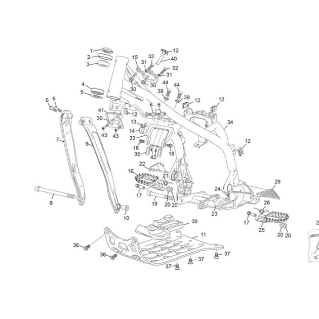 CYLINDER BRACKET 250/300 ST SC 23 EVO
