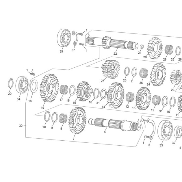 GEAR 5TH Z24 250 END BV