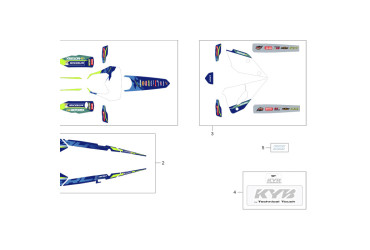 RADIATOR SIDE PANEL STICKER  KIT SE EXTREM 26