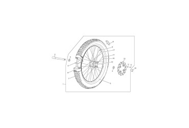 FRONT RIM 32 R BLACK