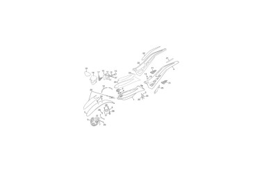 MUDGUARD FRONT  STICKER 2008 2T