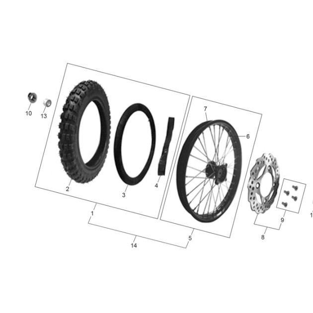 FLANGE LOCKNUT-M14*1.5