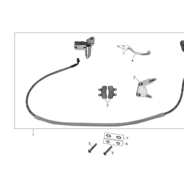 FRONT BRAKE ASSY