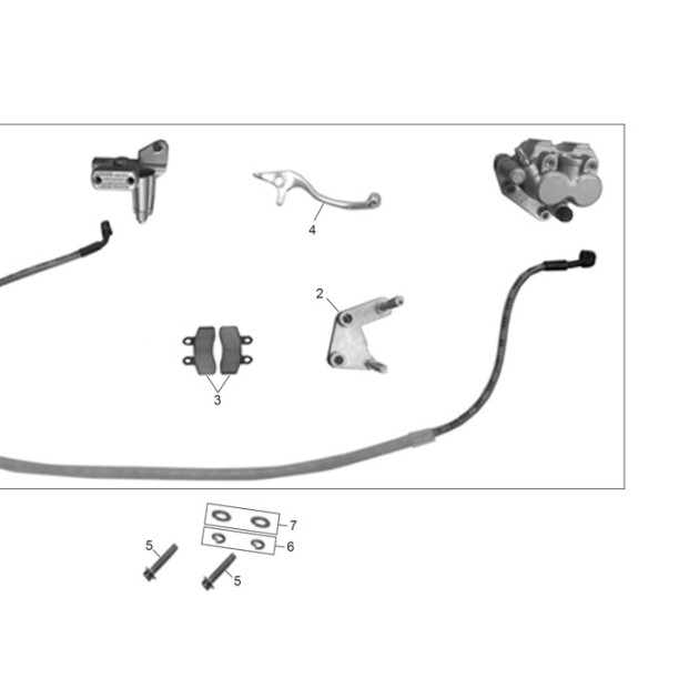 FRONT BRAKE BRACKET