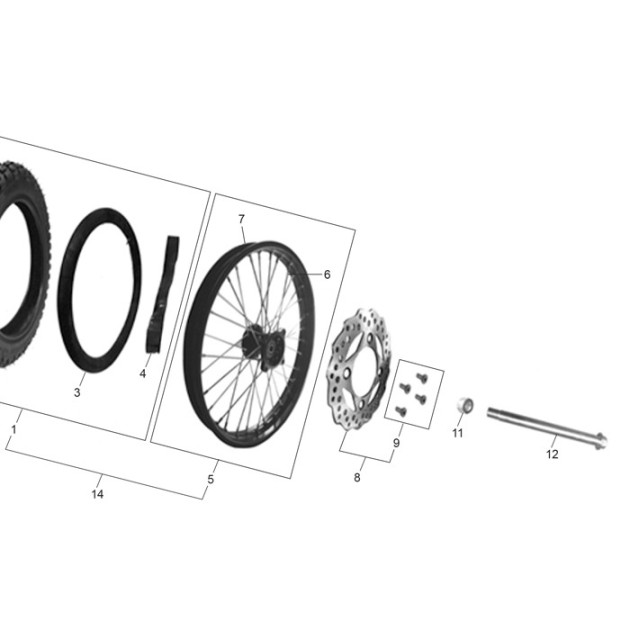 SPOKE ASSY.-12'