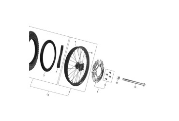 FRONT BRAKE DISC-WAVE
