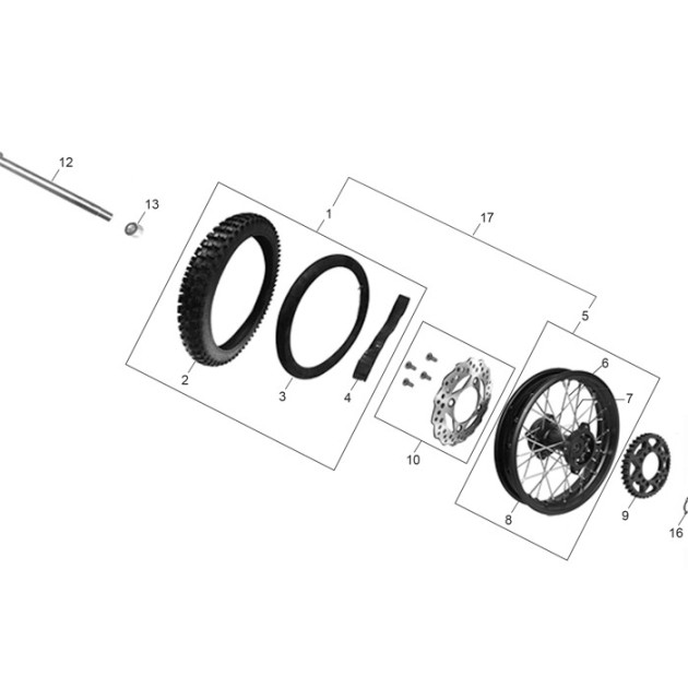REAR INNER TUBE