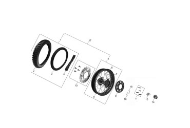 INNER REAR SPOKE 10'.