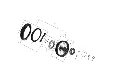 REAR BRAKE DISC- WAVE