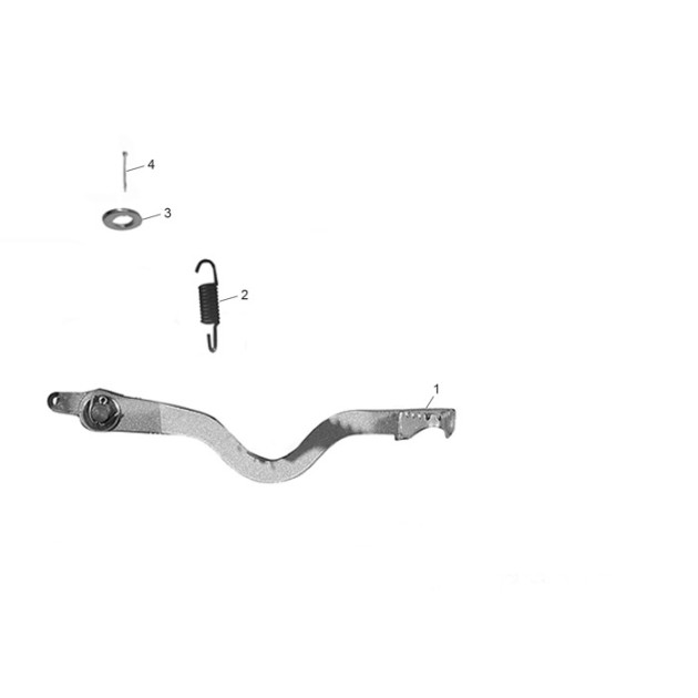 FOOT BRAKE LEVER