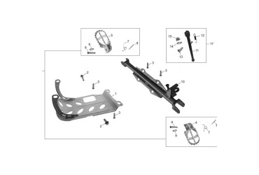 RIGHT FOOTPEG ASSY