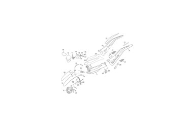 MUDGUARD FRONT  STICKER 2008 4T