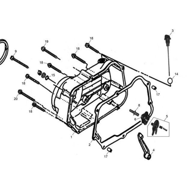 RIGHT CRANKCASE COVER