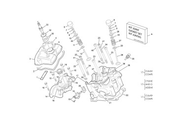 TENSIONER GASKET 250 END