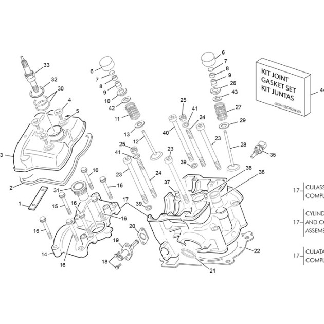 TENSIONER GASKET 250 END