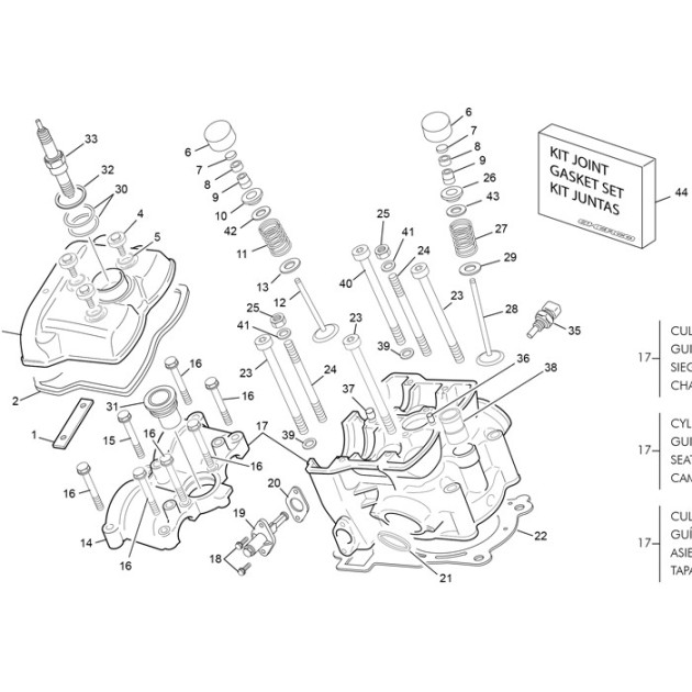 EXAUST VALVES 250 END