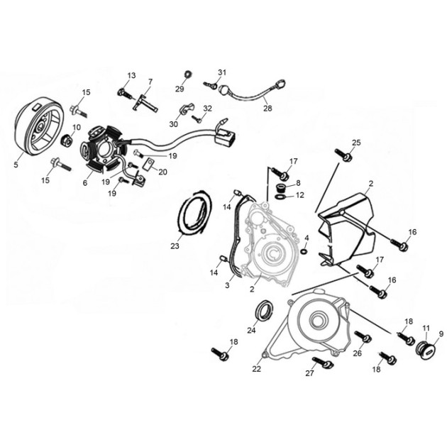 SCREW, M5×12