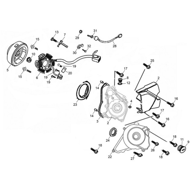 BAFFLE, VALVE CAMSHAFT