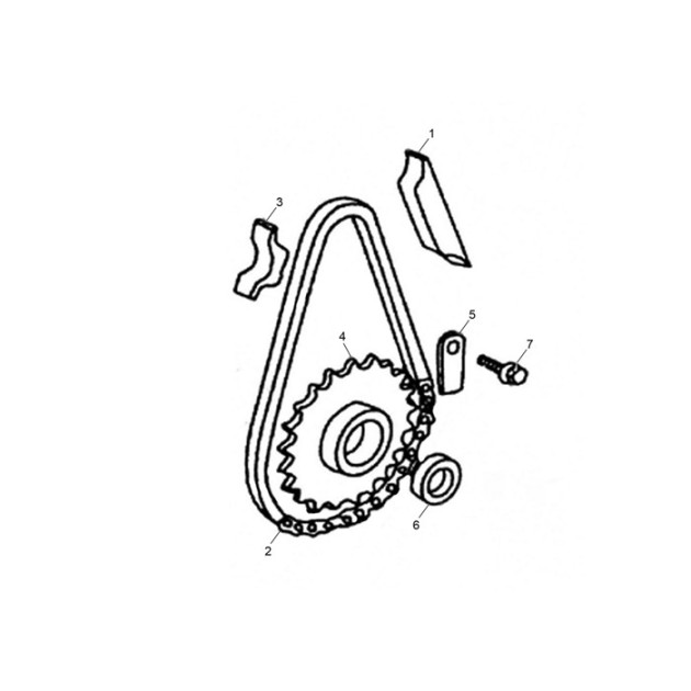 GUIDE PLATE, CHAIN