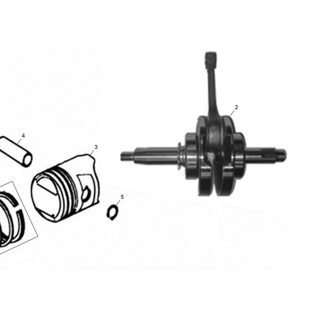 C-SHAPED RETAINING RING , PISTON PIN