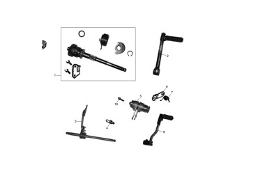 POSITIONING BOLT, GEARSHIFT ARM
