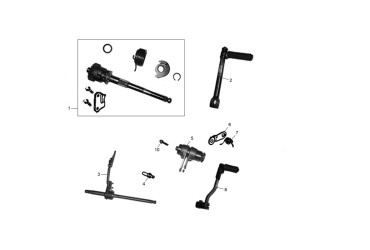 SPRING, GEARSHIFT LOCATOR