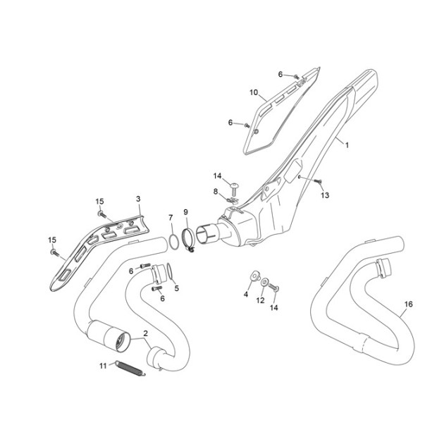 EXHAUST GASKET END 250