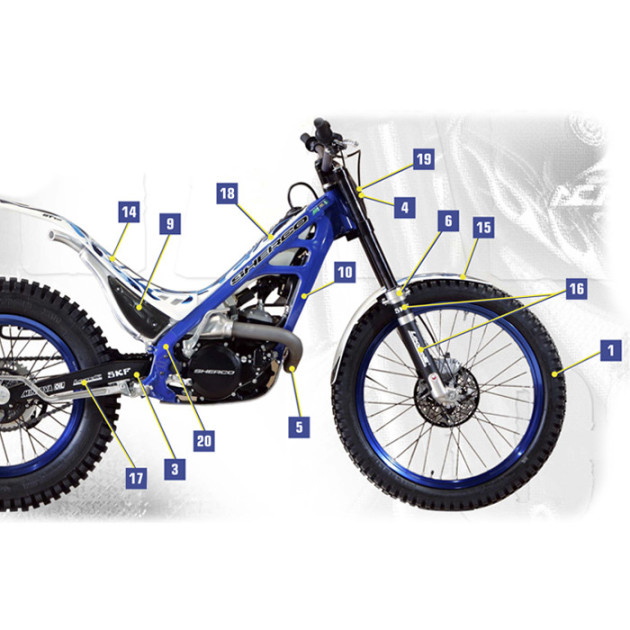 FRONT LIGHT  STICKER  ACDEMY 08 2T