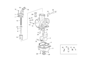 NEEDLE JET HOLDER KEIHIN 4T TRIAL SPS