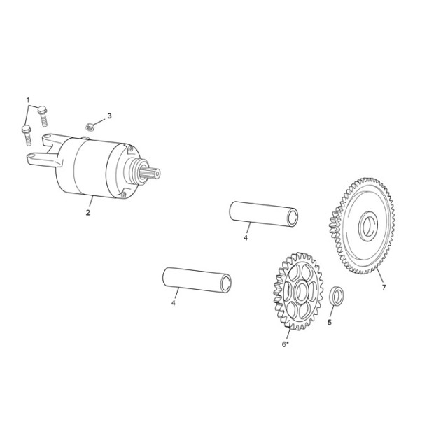 INTERMEDIARI GEAR AXIS 250 END