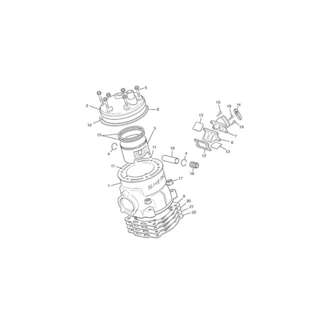 CYLINDER HEAD 2.9 09 TR
