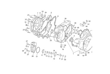 BOTTOM CLUTCH COVER 4T TR BLACK