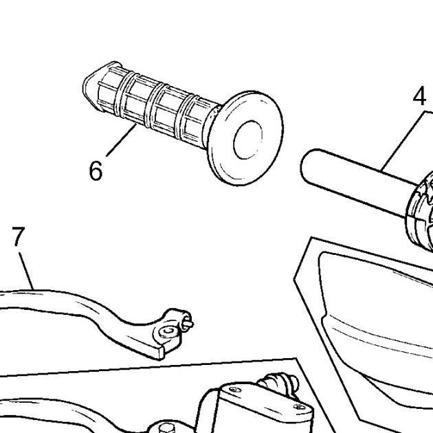 TRAIL HANDLEBAR 50/125CC