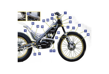 MUDGUARD FRONT  STICKER 2009 R