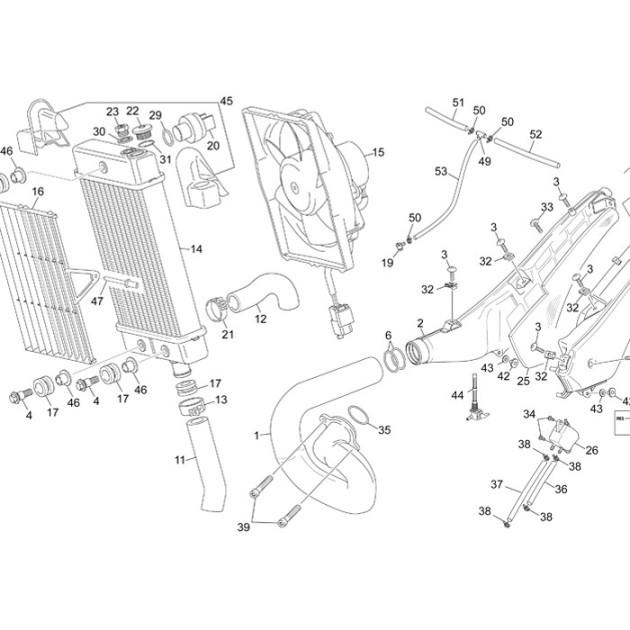 EXHAUST PIPE  2T TITANIO