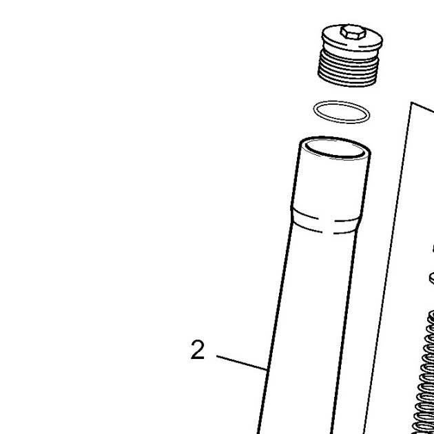FORK ASSY LEFT UDS 50-125 09