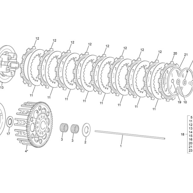 NEEDLE BEARING 22X26X10  250 END