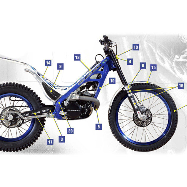 FRAME PROTEC   STICKER PAIR BLUE ACADEMY