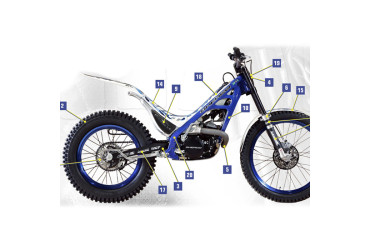 SWINGARM  STICKER 2008 ACADEMY