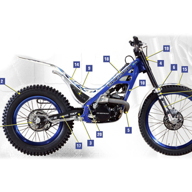 SWINGARM  STICKER 2008 ACADEMY